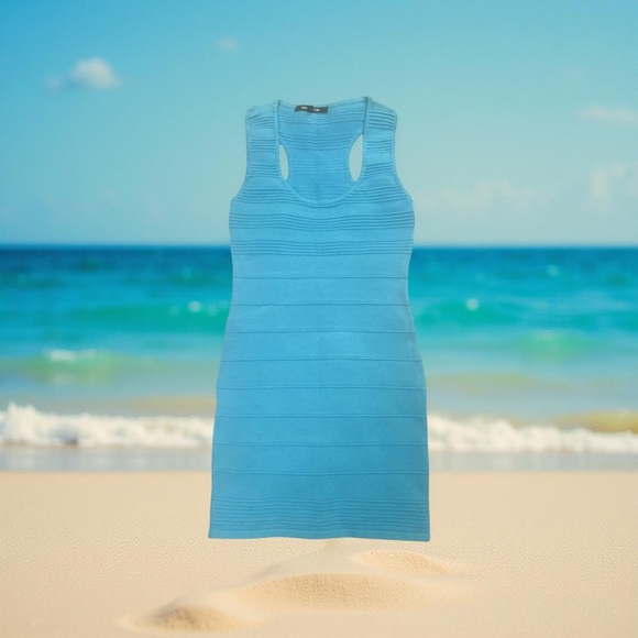 WOW couture Dresses & Skirts - Turquoise bodycon mini dress